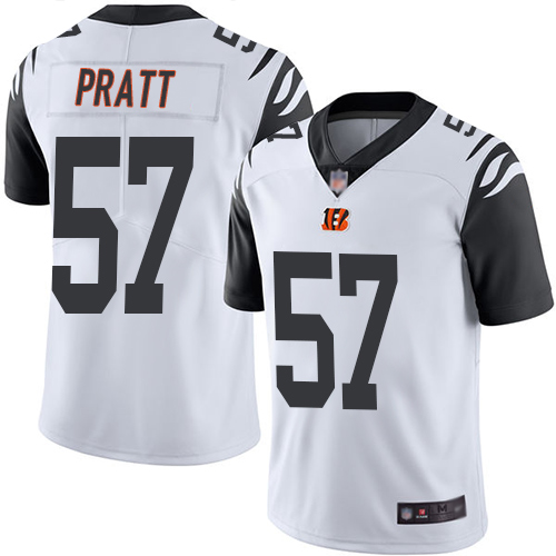 Cincinnati Bengals Limited White Men Germaine Pratt Jersey NFL Footballl #57 Rush Vapor Untouchable->cincinnati bengals->NFL Jersey